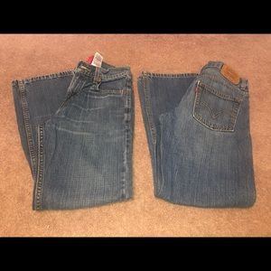 2 pair of Levi 527 Bootcut 14 regular (27x27)